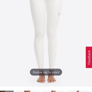 NEW Spanx white distressed skinny jeans